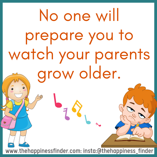 No one will prepare you to watch your parents grow older