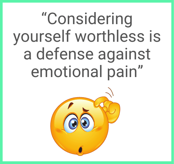 why do i feel worthless. how can i get over emotional pain. how can i live a worry free life?