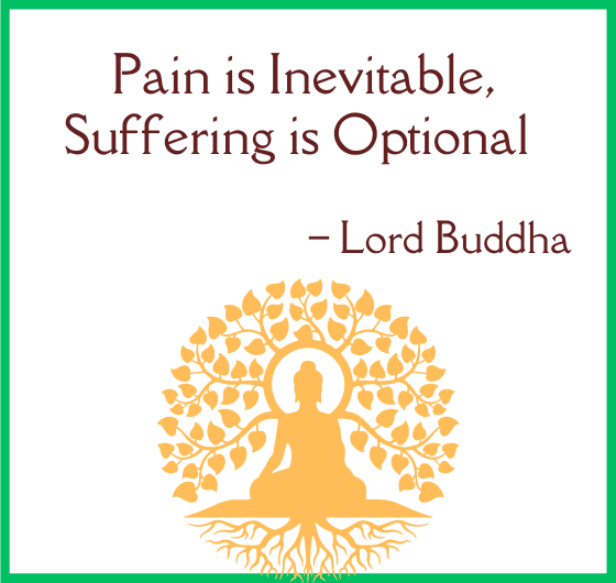 why pain is inevitable? buddha on pain, motivation on suffering