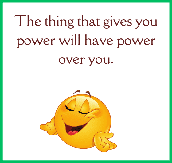 How do you know if someone has power over you?