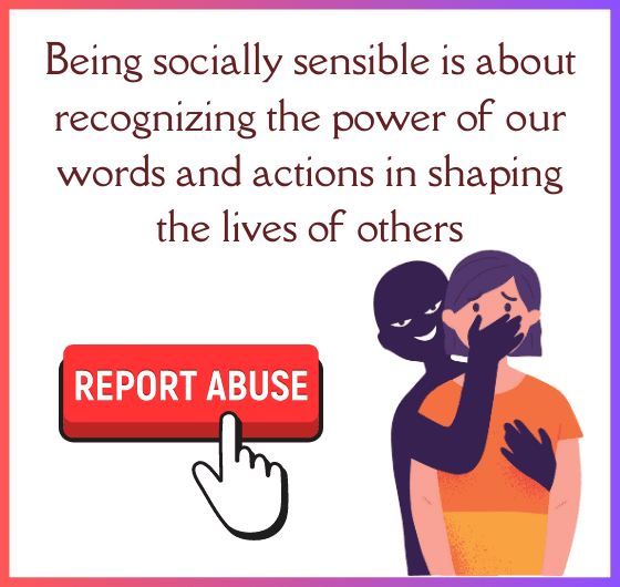 Social sensibilityThe power of words and actions The importance of being socially sensible